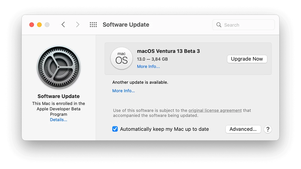 Download macOS 13 Beta Profile