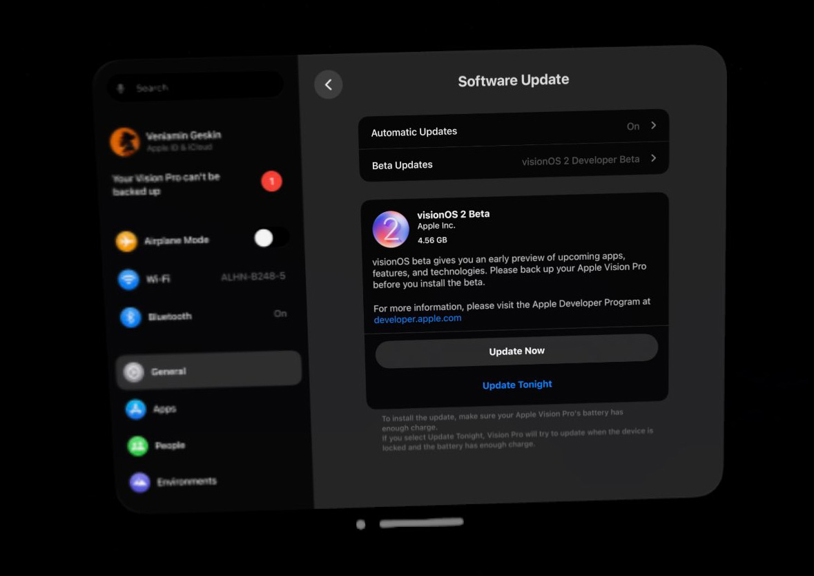 How to Install visionOS 2 Beta on Your Apple Vision Pro